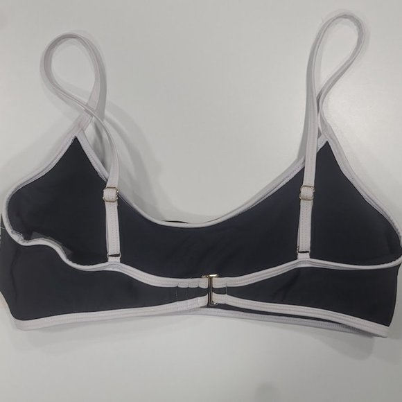 Kensie Color Block Bikini Top Size Large - Picture 6 of 8